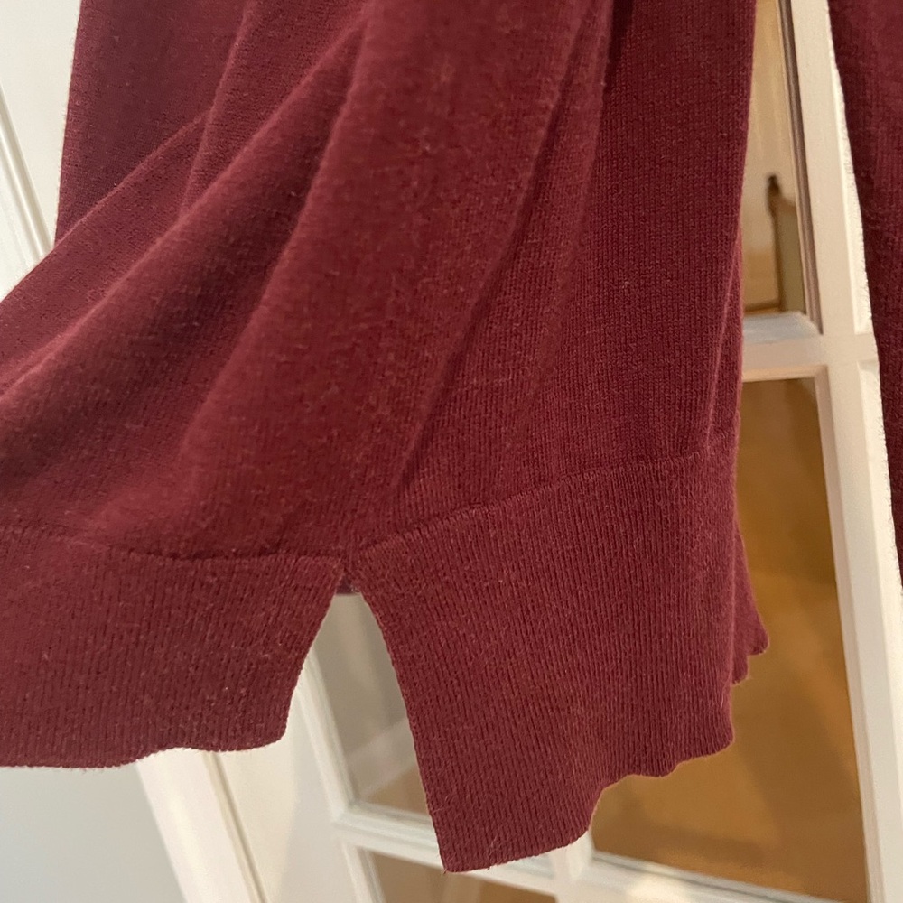 Loft 100% Cotton Cardigan Size Large - Picture 2 of 5